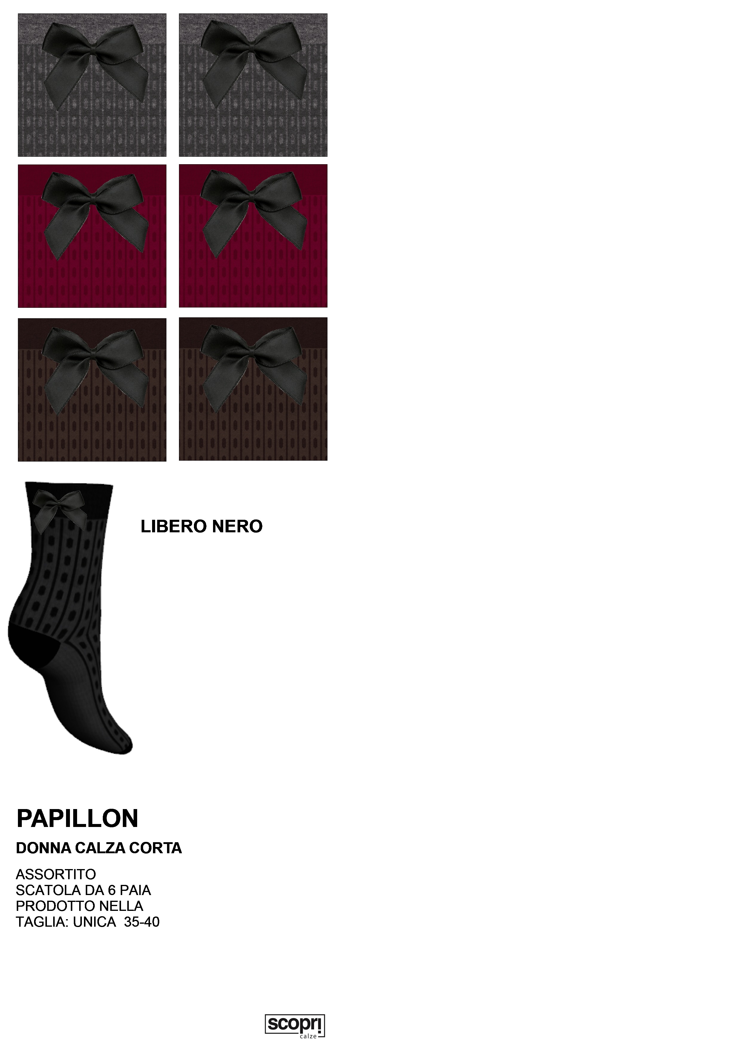 scopri papillon