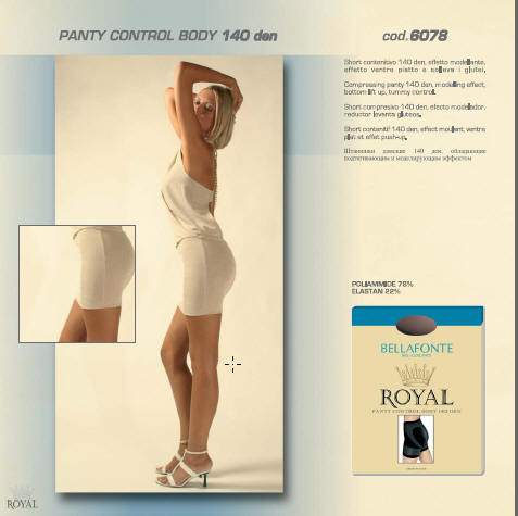 bellafonte royal line i6078 panty control body