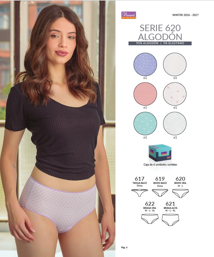 Serie 620 algodón estampado